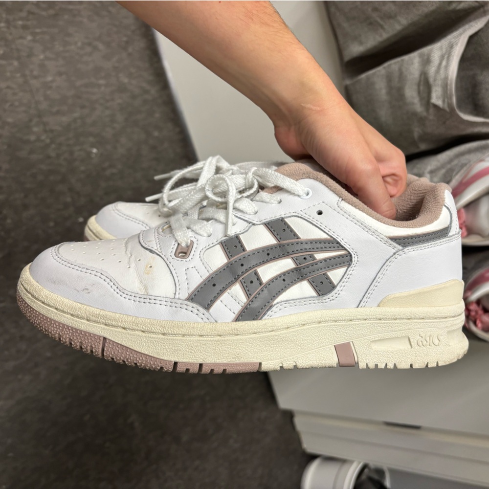Asics Pink and Grey Sndakers